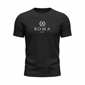 Roma Black Short Sleeve Tee